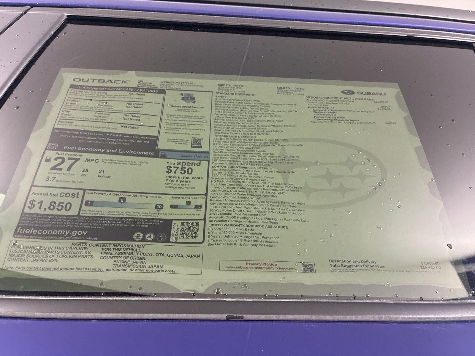 2026 Subaru OUTBACK Premium