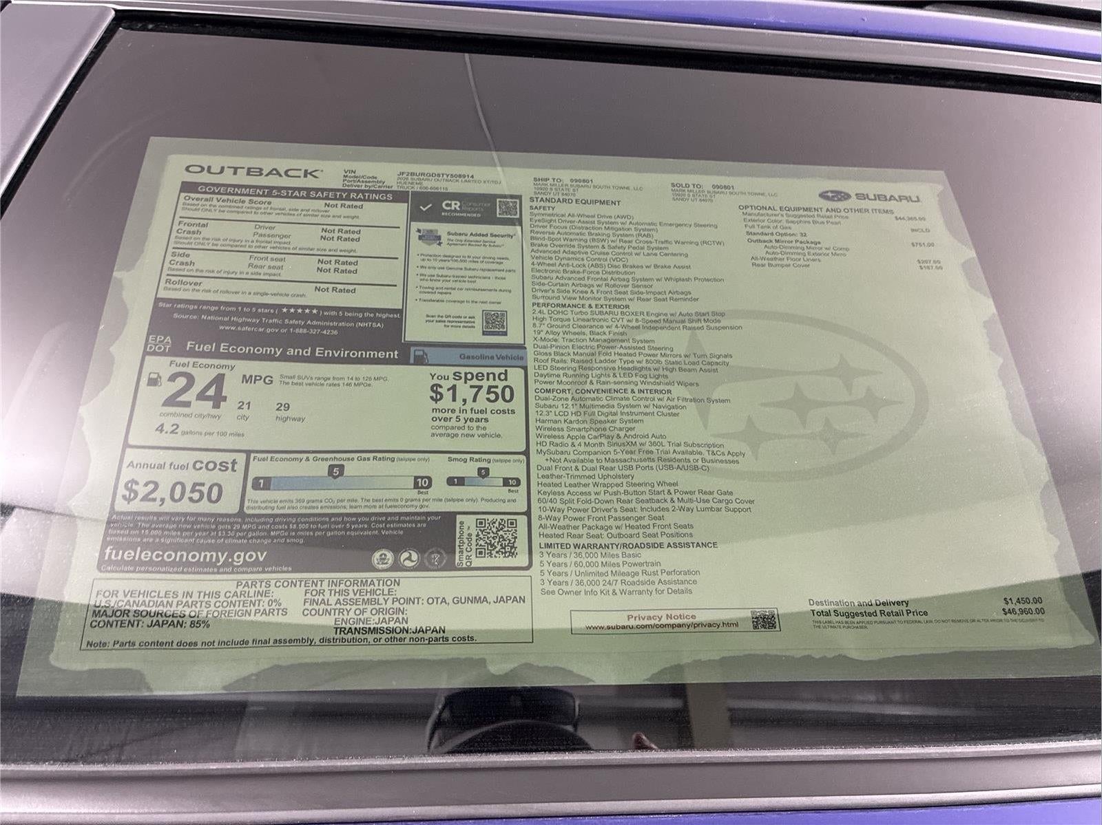 2026 Subaru OUTBACK Limited XT