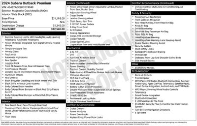 2024 Subaru Outback Premium