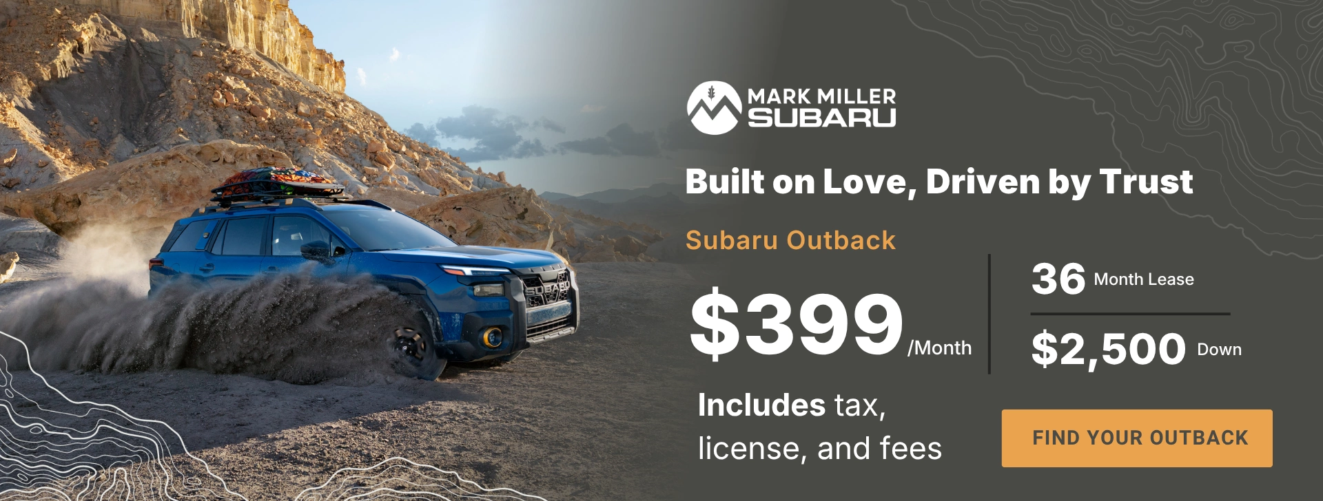 Subaru Outback at Mark Miller Subaru South Towne in Sandy UT